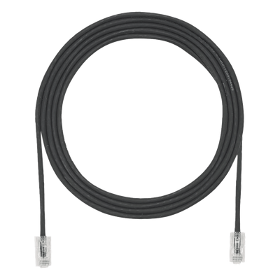 Cable de Parcheo UTP Cat6A, CM/LSZH, Diámetro Reducido (28AWG), Color Negro, 6 ft.
