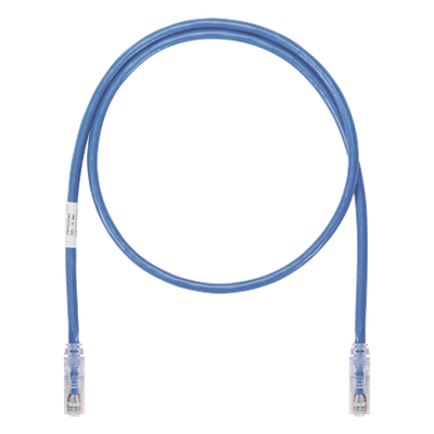 Cable de Parcheo UTP, Cat6A, 24 AWG, CM, Color Azul, 3.05 Metros (10 Pies)