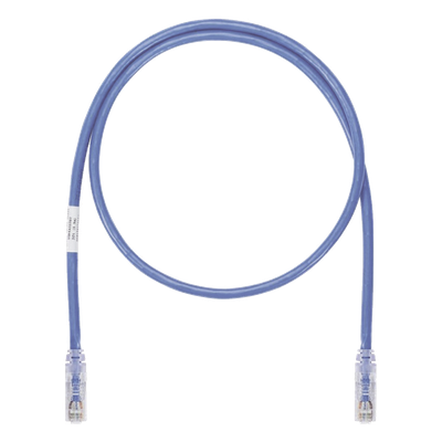 Cable de Parcheo UTP, Cat6A, 24 AWG, CM, Color Azul, 15.24 Metros (50 Pies)