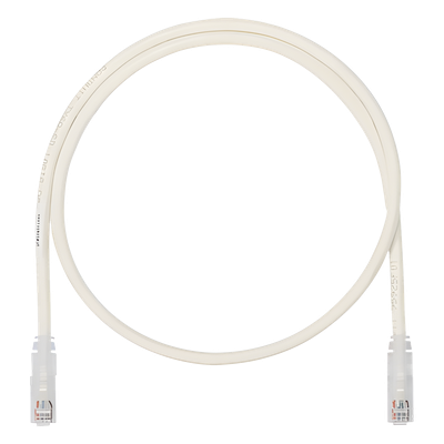 Cable de Parcheo UTP, Cat6A, 24 AWG, CM, Color Blanco, 2.13 Metros (7 Pies)