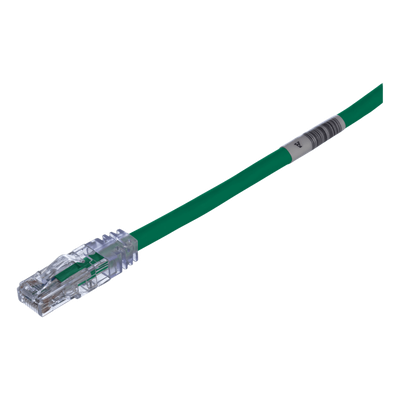 Cable de Parcheo TX6, UTP Cat6, 24 AWG, CM, Color Verde, 3.05 Metros (10 Pies)