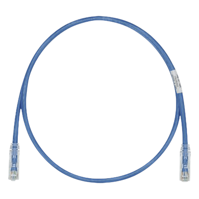 Cable de Parcheo TX6, UTP Cat6, 24 AWG, CM, Color Azul, 7.62 Metros (25 Pies)
