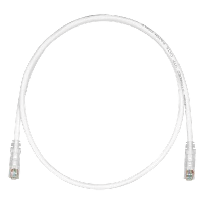 Cable de Parcheo TX6, UTP Cat6, 24 AWG, CM, Color Blanco Mate, 9.14 Metros (30 Pies)