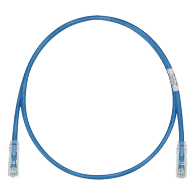Cable de Parcheo TX6, UTP Cat6, 24 AWG, LSZH, Color Azul, 1 Metro (3.28 Pies)