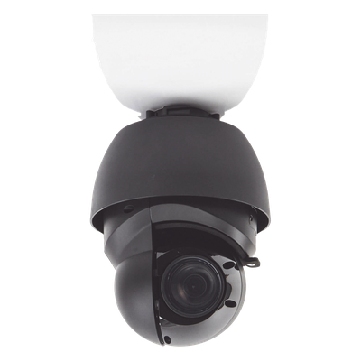 UniFi Protect G4 PTZ cámara de giro, inclinación y zoom de alto rendimiento con transmisión de video 4K, 24 FPS, zoom óptico 22x y visión nocturna LED IR adaptativa.