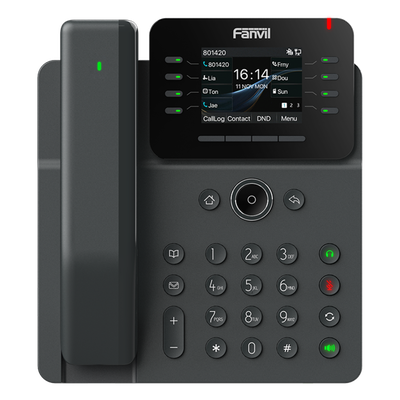 Teléfono IP / Handset Inalámbrico Bluetooth / 12 Líneas SIP / Pantalla IPS Táctil 2.8″ HD / Conferencia 6 Vías / Puertos Gigabit / PoE 802.3af / OpenVPN / Hot Desking