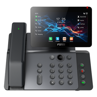 Telefono IP Wi-Fi, Handset Inalámbrico, Recepción de Video, 20 Líneas SIP, Puertos Gigabit, PoE con Puerto USB, Bluetooth.