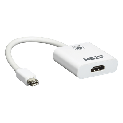 Adaptador activo de Mini DisplayPort a HDMI 4K | DisplayPort 1.2a | Compatible con audio