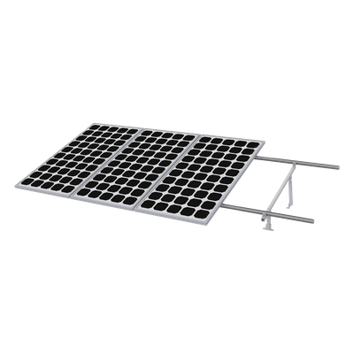 Kit Montaje para Panel Solar, Riel 5 de 5.4m para 4 Módulos de Espesor de 35mm, Vel. de Viento Máx. 190km/h