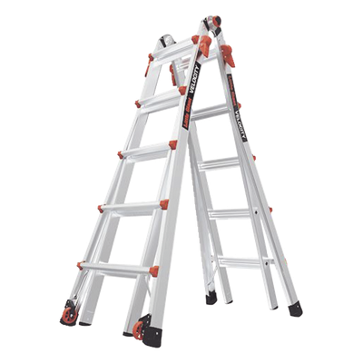 Escalera Multi-Posiciones de 6.7 m (22′) para Suelos Inclinados o con Desniveles.