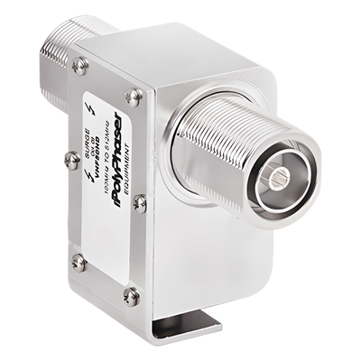 Protector Coaxial RF de Banda Ancha Para Combinadores de 100 a 512 MHz Con Conectores DIN Hembra