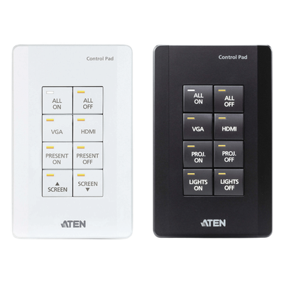 Sistema de control ATEN: panel de control de 8 botones