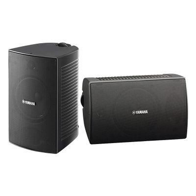 Altavoz de Montaje en Pared | 2 vias | Woofer 4″ | Tweeter 1″ | IPX3 | 8 ohms | 70/100V | Color Negro | Par