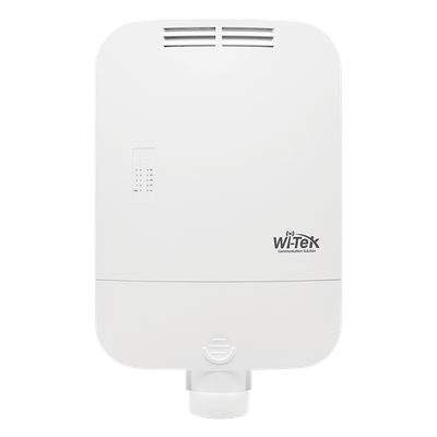 Switch CCTV PoE para exterior / No administrable / Con 4 puertos Gigabit PoE af/at + 1 Puertos Uplink Gigabit + 1 x SFP Gigabit / Presupuesto 65 W / Ideal para Aplicaciones de Videovigilancia