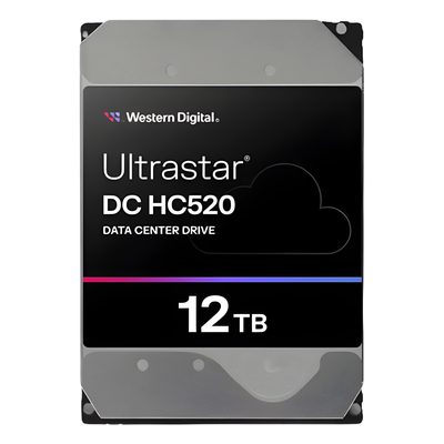 Disco Duro Enterprise 12 TB / Wester Digital (WD) / Serie Ultrastar / Recomendado para Data Center y NVRs de Alta Capacidad / Alto Performace