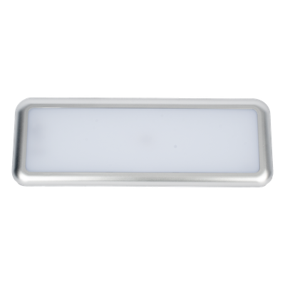Luz LED Rectangular para interiores, 48 LED, 12-24 Vcd, 1392 lúmenes