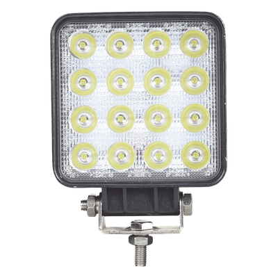 Luz de trabajo de 16 LED, 4000 Lumenes, 48 Watts, 10-30 Vcc, IP67