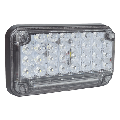 Luz de Advertencia de 7X4″, Color Claro, Con Luz de Trabajo, Ideal para Ambulancias