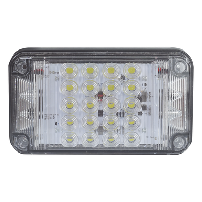 Luz de Advertencia de 7X4″, Color Claro, Con Luces de Trabajo, Ideal para Ambulancias