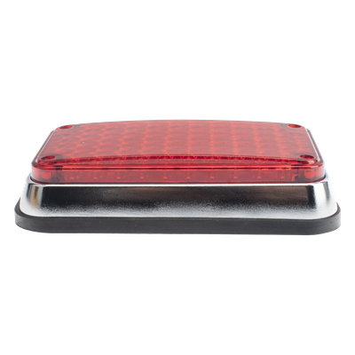 Luz de Advertencia de 6X4″, Color Rojo, Ideal para Ambulancias