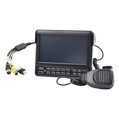 Panel de Control Dáctilar Multifuncional con Monitor de 7″ / Soporta Audio de Dos Vías / Compatible con DVR´s Móviles XMR Epcom