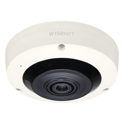 Fisheye IP Interior 6 Megapixel / WDR 120dB / IR 15m / PTZ Digital 8X / Video Analíticos Avanzados / Entrada y Salida de Audio y Alarma