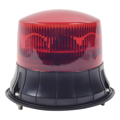 Burbuja LED giratoria color rojo, 9 LEDs, montaje permanente