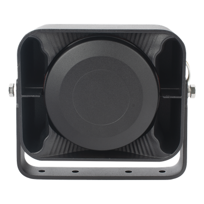 Bocina Compacta de Uso Rudo, 100 Watts de Potencia, Ideal para Vehículos de Encubierto, 8 Ohms de Impedancia