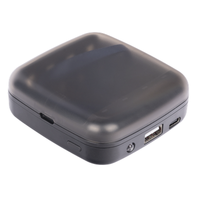 Power bank y Cargador para baterías 2 en 1,  carga individual y/o  simultánea hasta 4 baterías,  (AA y AAA, Ni-MH y Li-Ion)