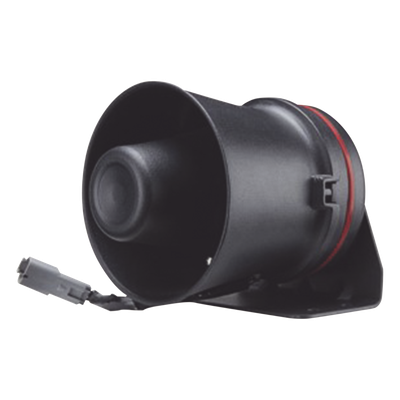 Bocina de uso Rudo para Motocicleta de 100 W, Alto Rendimiento y Base en Aluminio, 8 Ohm de Impedancia