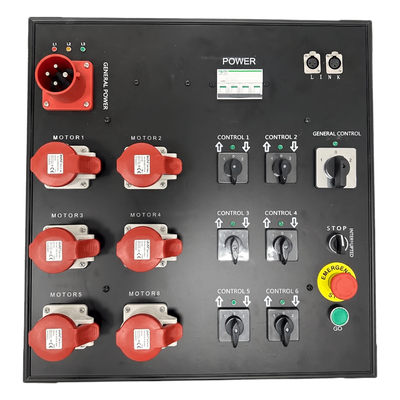 Controlador de Polipastos Eléctricos de Control Directo |6 Vías | Trifásico 110V AC 60Hz