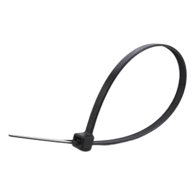 Corbata o Cincho de Nylon Color Negro, 7.6 x 400mm (100 piezas)