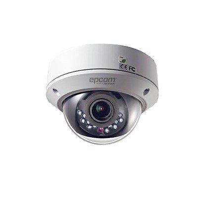 Domo Analógico 1200 TVL / Exterior IP66 / Lente Varifocal 2.8 a 12 mm / IK10 / 30 mts IR