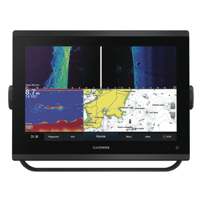 GPSMAP 1223xsv / Pantalla Táctil WXGA 12.1″ / Resolución 1280×800 / GPS-GLONASS-Galileo / Compatible con NMEA 2000 y 0183 / Sonda CHIRP Integrada / ClearVü y SideVü / IPX7 / Alimentación 10-32 Vdc