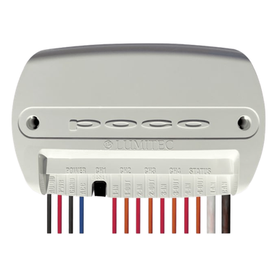 Módulo de Control de Iluminación Digital Poco 4 / Tecnología PLI / NMEA 2000 y CANbus / Sound-to-Light Inteligente / Sellado y Compacto / Expansión vía Pico Modules