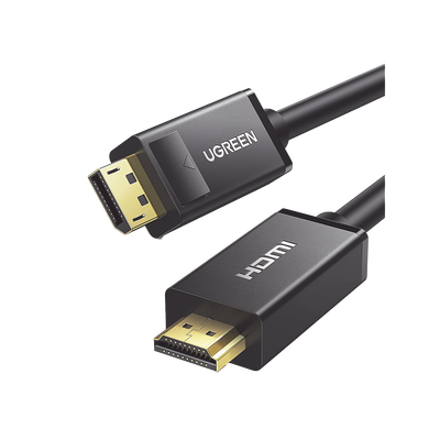 Cable DP Macho a HDMI Macho / Longitud 3 Metros (9.84 Pies) / Soporta 4K@30Hz / Soporta 3D / Cobre EstaÑado 28AWG / Blindaje Interno MÚltiple / TransmisiÓn Unidireccional / BotÓn de LiberaciÓn / Chip de Última GeneraciÓn