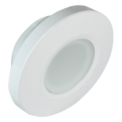 Luz led marina serie Orbit, emite luz de colores blanco, rojo, azul y morado de 210 lúmenes, para uso interior o exterior, fabricado bajo norma de protección IP67.