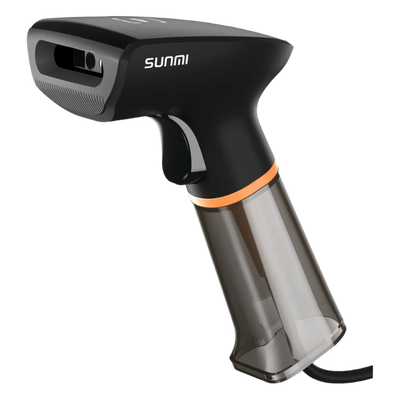 Escáner portátil 2D SUNMI / Sensor de imagen CMOS 640×480 / Precisión de lectura ≥3 mil / Código QR y EAN13 / Plug and Play / Resistente a caídas de 1,2 m / USB tipo A / Sistema operativo multiplataforma