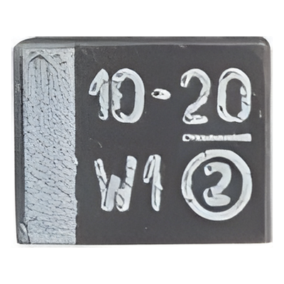 Capacitor de Tantalio SMD, 10 uFd, 20 Volt.