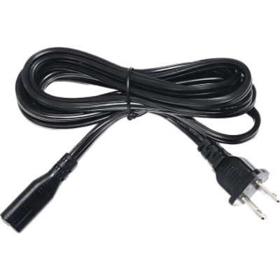 Cable de Alimentación Eléctrica para 120-240 Vca / 1.8 Metros (5.91 Pies) / 2 Líneas