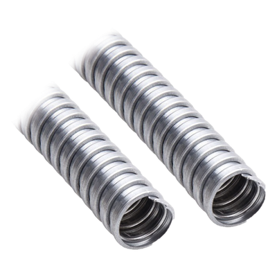 Tubo Flexible de 1/2″ (13 mm) en Acero Galvanizado. Rollo con 50 m.