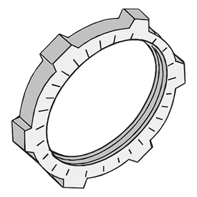 Contratuerca Metálica Zamac de 1 1/4″ (32 mm).