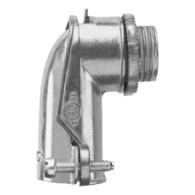 Conector curvo para tubo flexible 3/4″  (19 mm)