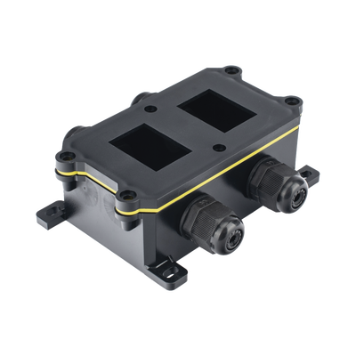 Caja de Plástico ABS/PA66 para Interruptores AccessPRO / Compatible con los Interruptores APB-0 Series / IP65 / 4 Puertos de Conexión