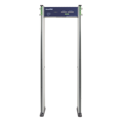 Detector de metales de 6 zonas/ Uso en Interior/ Contador de alarmas y Personas