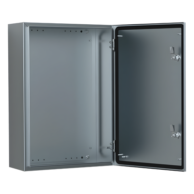 Gabinete de Acero Inoxidable 304L ASR IP66 400x300x210 mm (15.7 x 11.8 x 8.3 in) / 2 Cerraduras / Montaje Placa 2 mm