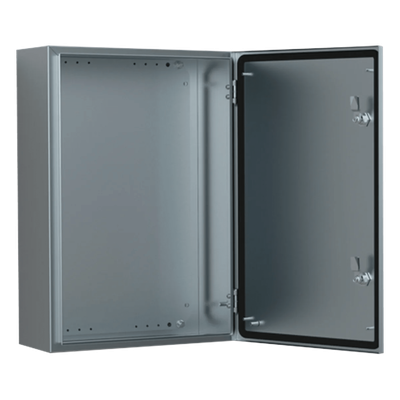 Gabinete de Acero Inoxidable 304L ASR IP66 / 500x500x210 mm (19.7×19.7×8.3 in) / 1 Cerradura / Montaje Placa 2 mm