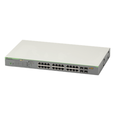 Switch PoE+ Gigabit WebSmart de 24 puertos 10/100/1000 Mbps + 4 puertos SFP Gigabit, 185 W
