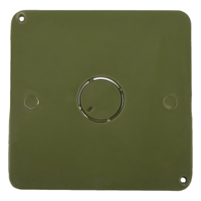 Tapa  para Caja Cuadrada de 1/2″ para instalaciones con tubería PVC Conduit pesado.