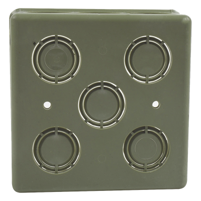 Caja Cuadrada  de 1/2″ – 3/4″ para PVC Conduti Pesado.